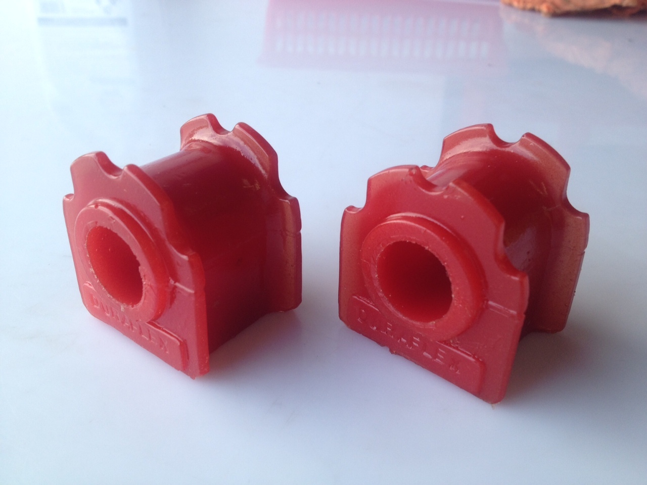 Jaguar x type FRONT anti roll bar mount 19mm pair Duraflex Poly eBay