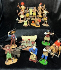 20 piece Safari Ltd Powhatan Indians Pocahontas Annie Oakley Warrior Chief Cowbo