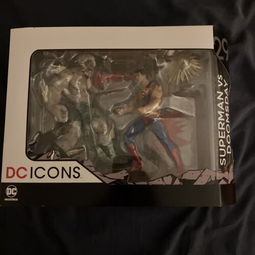 DC Collectibles ~ DEATH OF SUPERMAN DELUXE ACTION FIGURE SET ~ Doomsday DCD - Picture 1 of 5