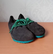 Birkenstock Maine donna scarpe scamosciate stringate UK 8 EUR 41 NUOVE 