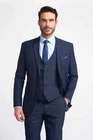 Cavani  Men's and Boys' Navy Formal Slim Fit Wedding Suit Matching RRP £ 299