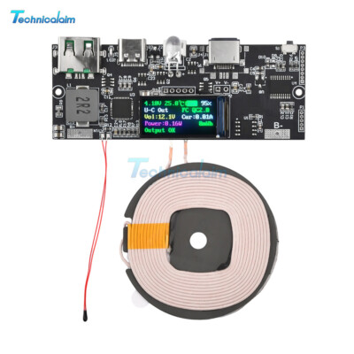22.5W PD QC SCP Protocol Fast Charging Mobile Power Module Type-C Color Display