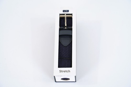 DOCKERS Men's LARGE/X-LARGE Boxed NAVY Comfort STRETCH Braided CASUAL WEB BELT - Bild 2 von 10