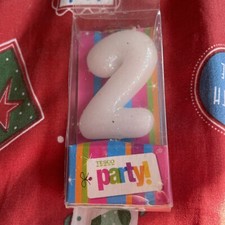 Age 2 Party Cake Candle Tesco