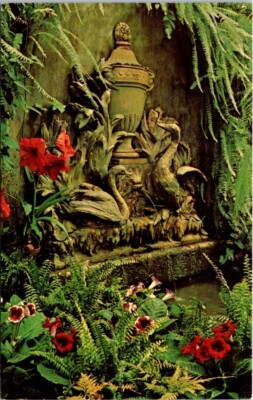 Pittsburgh PA Spring Flower Show Phipps Conservatory Fern House postcard CP3