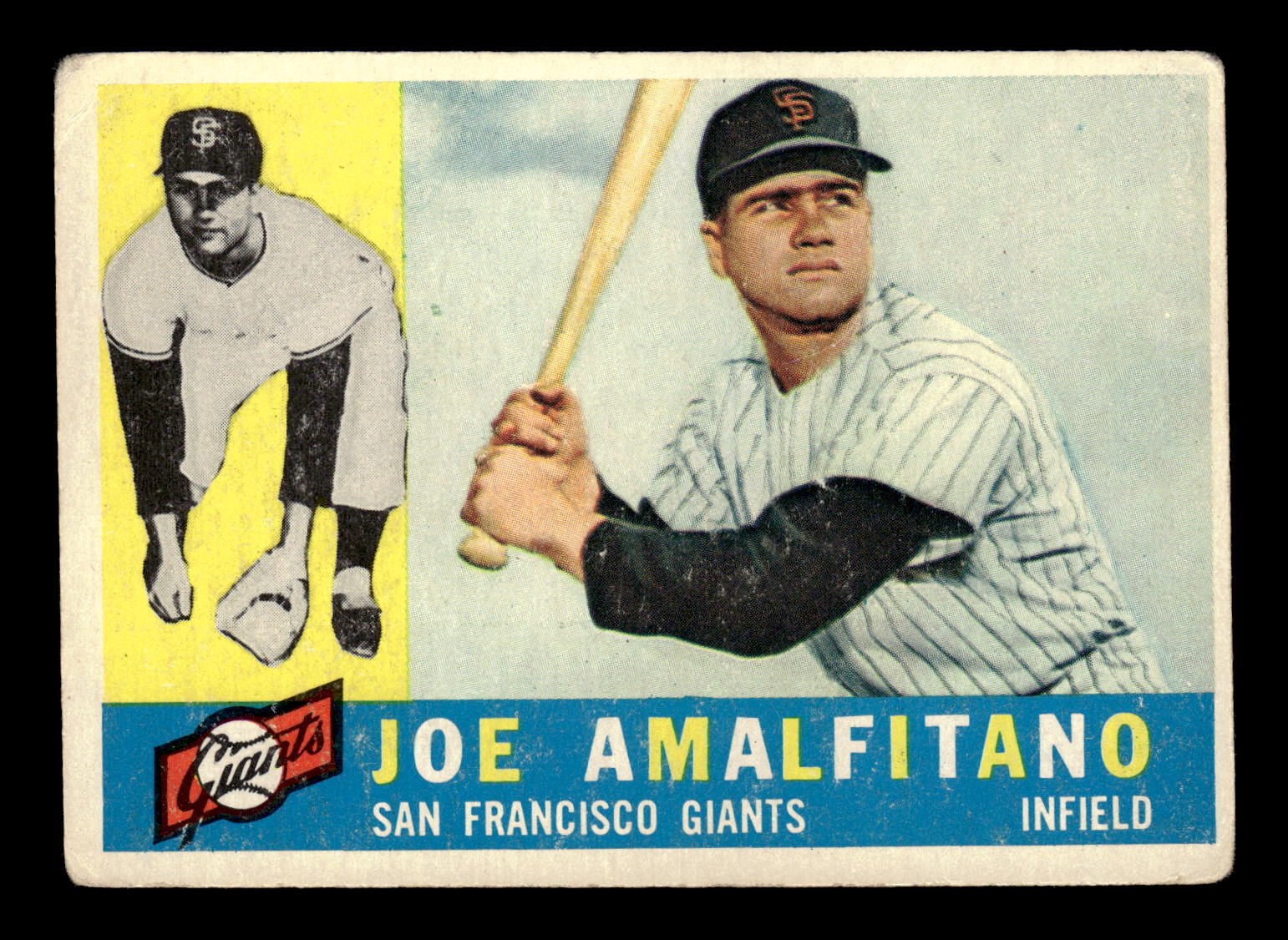 Joe Amalfitano 1960 Topps #356 San Francisco Giants Ex