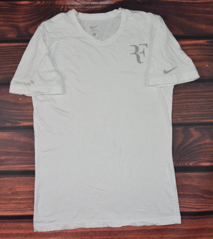 記念グッズ NIKE FEDERER 19GS WIN T-SHIRT US SIZE M ROGER FEDERER TENNIS COTTON TEE SHIRT JERSEY NIKE SIZE L