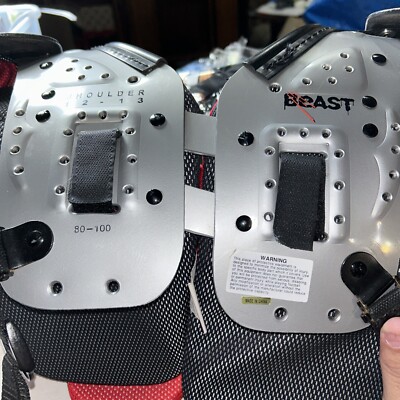 Adams Beast Football 12-13  Shoulder Pads 80-100 lbs  P/N BASP #80100