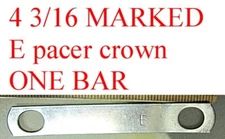 ROLLER SKATE ONE JUMP BAR 4 3/16 LONG E pacer crown vintage