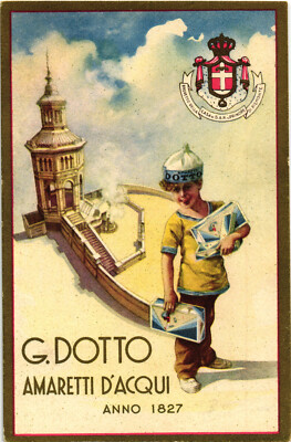 ACQUI TERME, Alessandria - Advertising Amaretti ''G. DOTTO'' - NV - #067