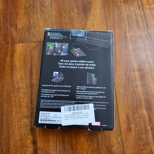 Seagate Game Drive 2TB for PS4 Marvel Avengers Assemble Limited Edition - Picture 2 of 3