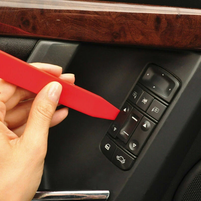 Tablero de instrumentos de puerta de automóvil de 5 piezas panel de audio moldura moldura instalación extracción palanca herramientas abiertas Foto 2 de 4