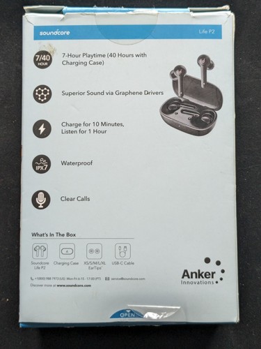 Écouteurs Sound sans fil | Bluetooth | Étanche | Micro intégré | (NEUF) - Photo 2 sur 5