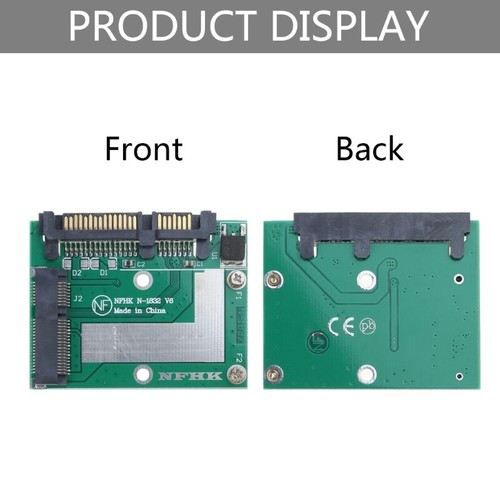 Laptops Mini PCIE SSD Expansion Card mSATA SSD to 2.5in SATA3 Conversion Adapter - Afbeelding 7 van 8