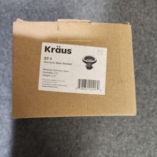 KRAUS ST-1 STAINLESS STEEL STRAINER NEW 4.5" DIAMETER,HEIGHT 3.75  