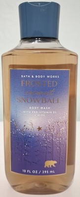 Bath & Body Works Frosted Coconut Snowball Body Wash 10 Fl Oz New