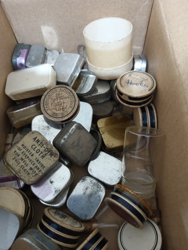 Job Lot Vintage Watch Parts Tins - Picture 3 of 5