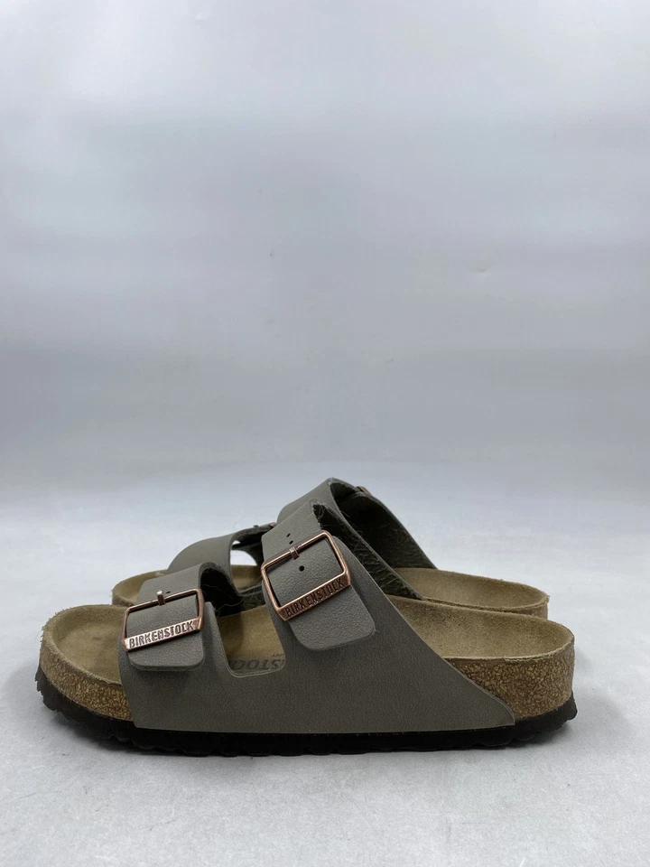 Birkenstock Arizona gris hebilla sintética sin cordones W 8 Foto 3 de 4