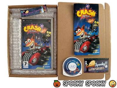 Crash Tag Team Racing Sony PSP - UK PAL sehr guter Zustand CIB - hochwertige Verpackung