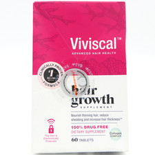 Viviscal Hair Growth Dietary Supplement, 60 Tablets Exp 03/27 Collagen Complex