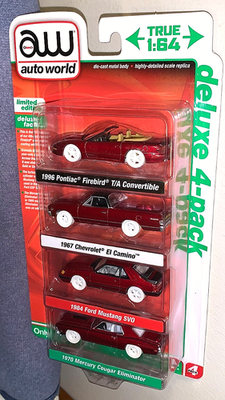 AUTO WORLD TARGET ONLY PONTIAC,CHEVY,FORD & MERCURY ULTRA RED