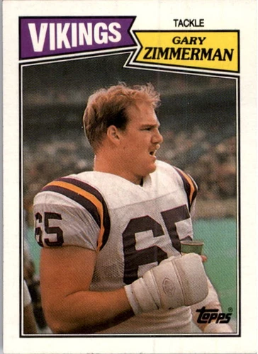1987 Topps #207 Gary Zimmerman RC Rookie Card