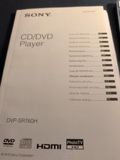Sony CD/DVD Player DVP-SR760H nur die Bedienu...