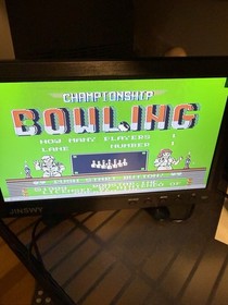 Championship Bowling Nintendo Entertainment System NES Authentic Cartridge Only