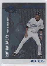 2008 Topps Co-Signers Silver Blue 42/250 Alex Rios Roy Halladay #061 HOF 0a1