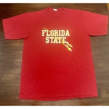 VTG Florida State Seminoles FSU T-Shirt XL Maroon USA Made Single Stitch Tee