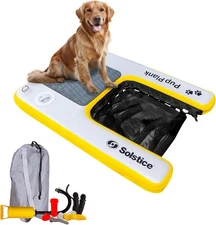 SOLSTICE Inflatable Pup Plank, Dog Water Ramp for Boats & Docks, Mini, 30 lb Cap