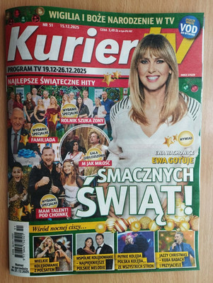 KURIER TV 51/2025 EWA WACHOWICZ cover Doda,Kerem Bursin,Anna Dymna,Listy do M.