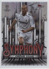 2024-25 Topps Finest UEFA Club Competitions Finest Symphony Zinedine Zidane