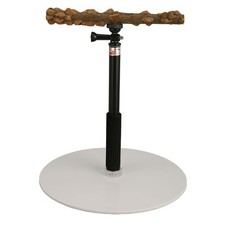 Bird Perch Stand, Adjustable Height Parrot Training Perch Stand Portable Deta...