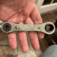 K-D Tools 2046 Air Conditioner Ratcheting Box Wrench 9/16 1/2 & 1/4 3/16 Drive