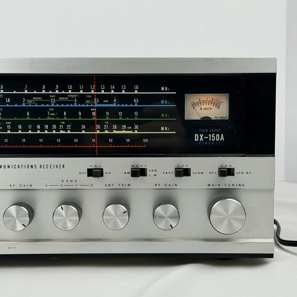 Realistic DX150A Solid State Communications Receiver Shortwave HF Radio Tested - Image 3 of 4