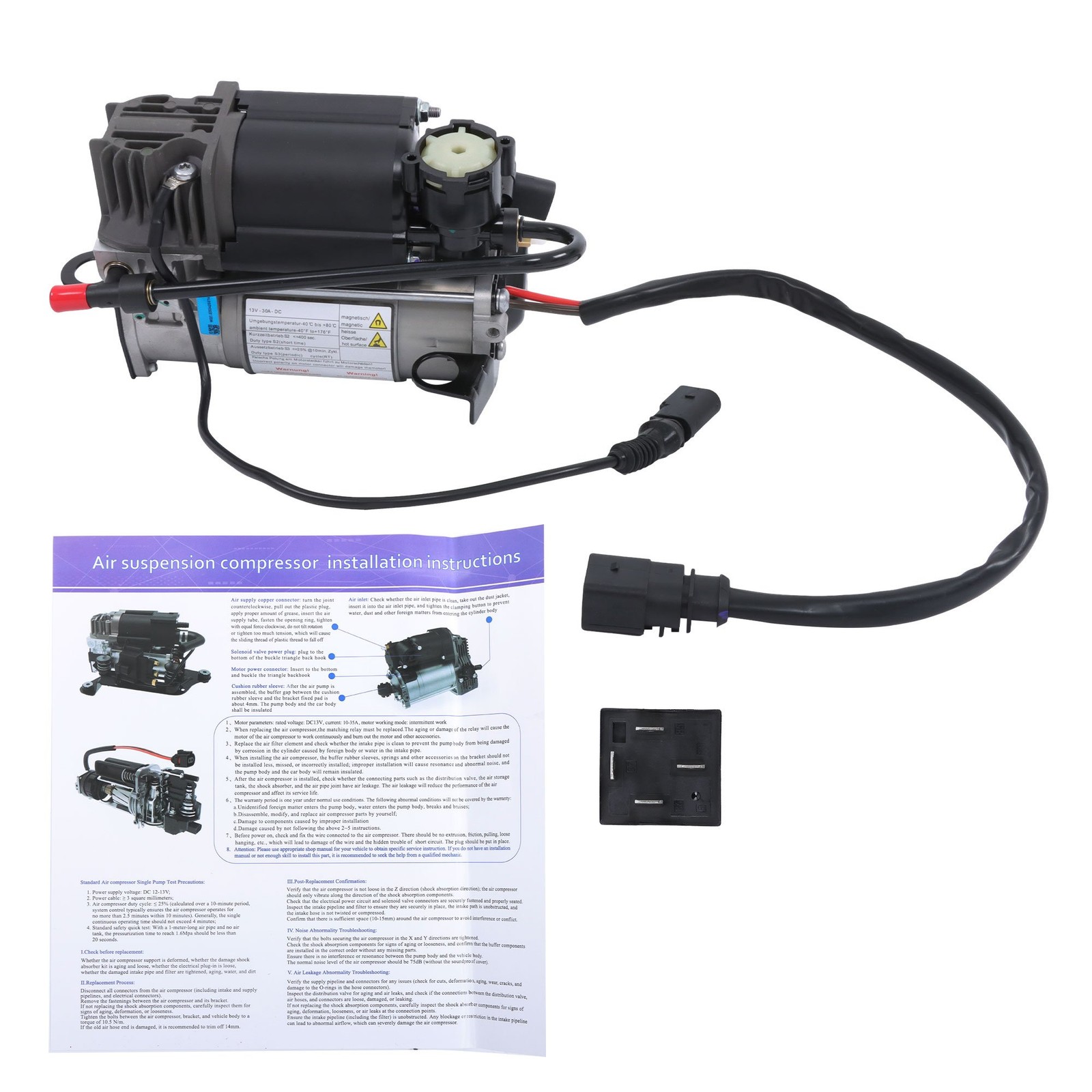 For Bentley Continental 03-12 NEW Air Suspension Compressor Assembly 3D0616005H