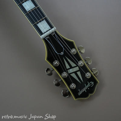 Epiphone Shinichi Ubukata ES-355 Custom Bigsby ver.02 Ebony Black