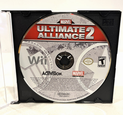 MARVEL ULTIMATE ALLIANCE 2 NINTENDO WII WHOSE SIDE ARE YOU ON? GAME DISC ONLY