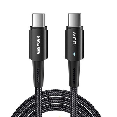 Samsung USB Typ-C auf C iPad Kabel Geflochtenes Kabel Schnell Ladekabel für iPhone