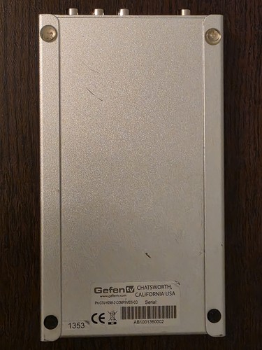 Gefen TV GTV-HDMI-2-COMPSVIDSN-CO Compuesto + S Video Scaler Convertidor con PSU - Imagen 6 de 6