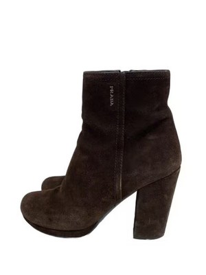 PRADA SPORT / Boots / Size 36.5 / Brown / Suede / 3TP018