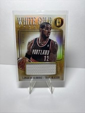 2014 Gold Standard LaMarcus Aldridge White Gold Threads Blazers /199 🔥