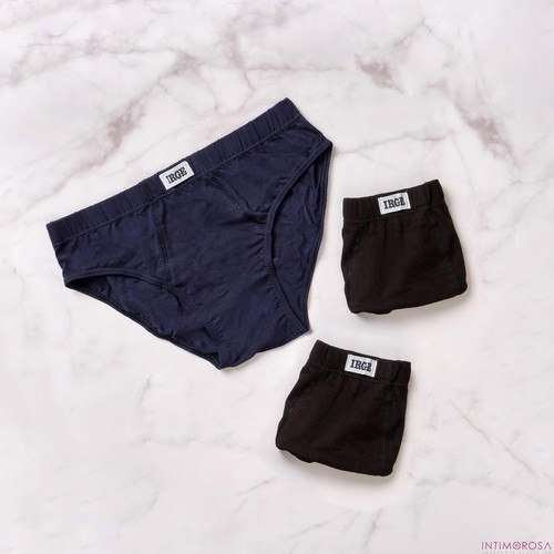 Slip uomo Irge Ir016 in cotone 100% logato 6 pezzi - Foto 3 di 3