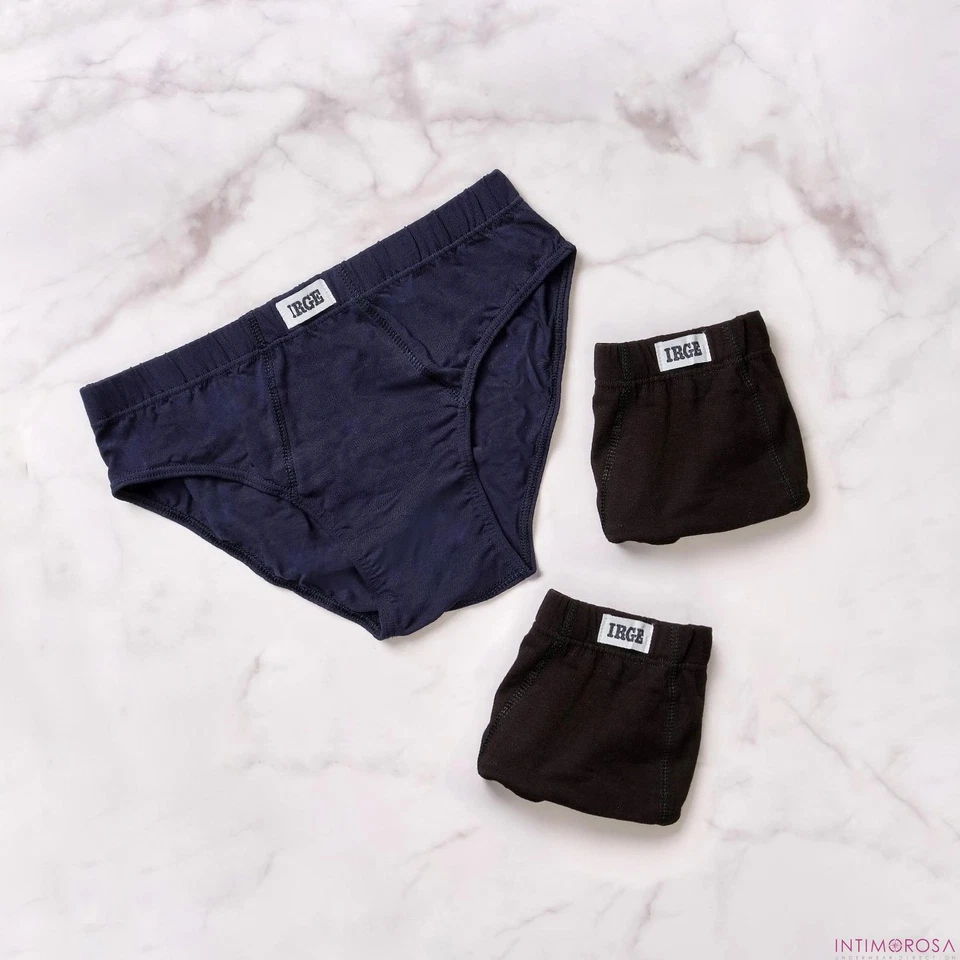 Slip uomo Irge Ir016 in cotone 100% logato 6 pezzi - Immagine 3 di 3