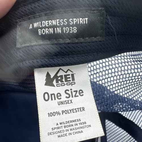 REI Cooperative Cap Trucker Mesh Back Hat Pre Owned Adjustable Hiking Camping - Picture 11 of 19