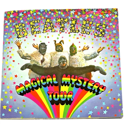 The Beatles Magical Mystery Tour Original 1967 France UK Vinyl 45 Book