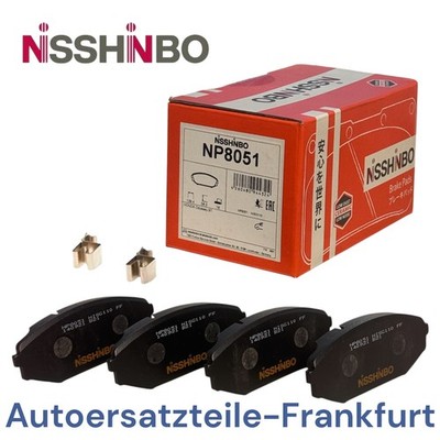 NISSHINBO Bremsbeläge VORNE für HONDA ODYSSEY (RL1, RA6, RA_) (RL3, RL4, RB) 3.5