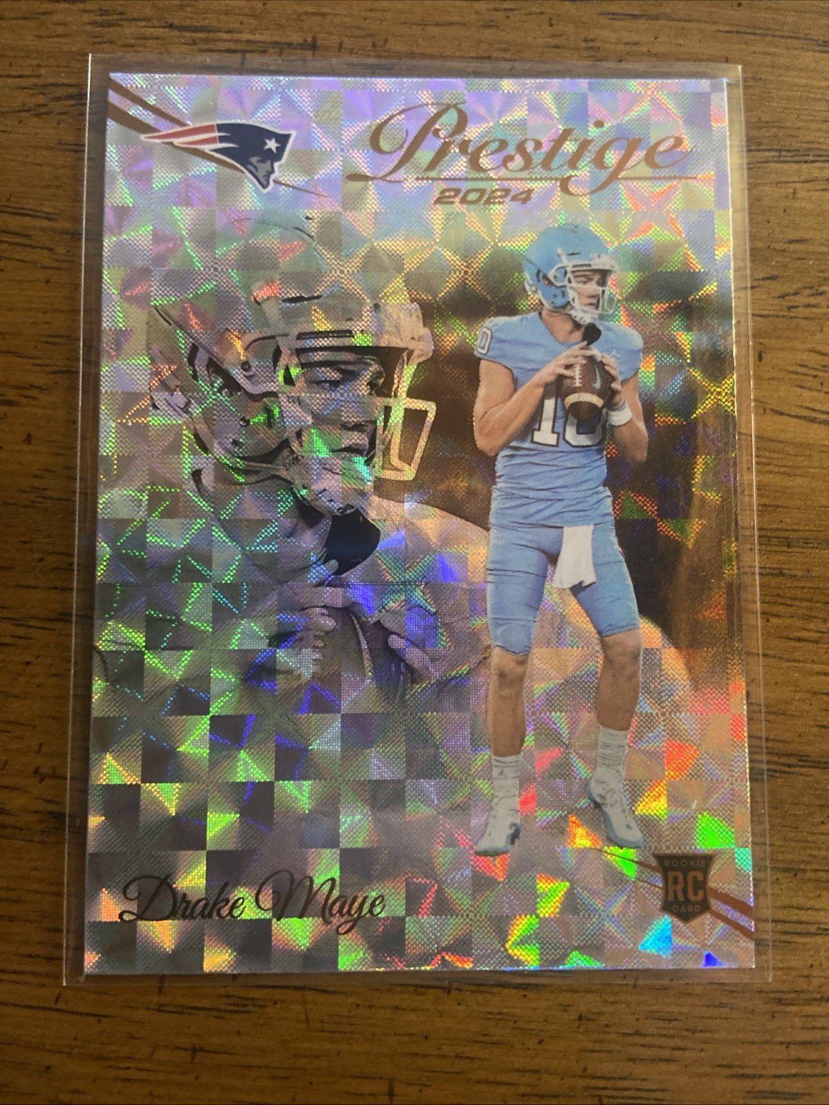 2024 Panini Prestige - Rookies Drake Maye #304 Xtra Points Hyper (RC)
