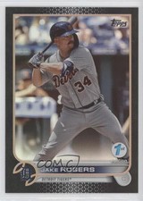 2022 Topps Series 1 1st Edition Black 10/25 Jake Rogers #198 0u46